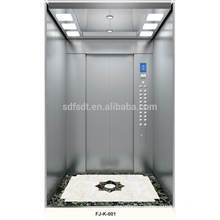 passenger elevator stainless steel with machine room for 6 persons ,passenger elevator price ,passenger lift factory, 1m/s